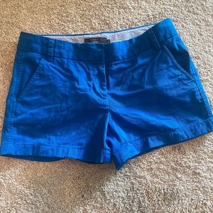 J Crew Blue Women Chino Shorts